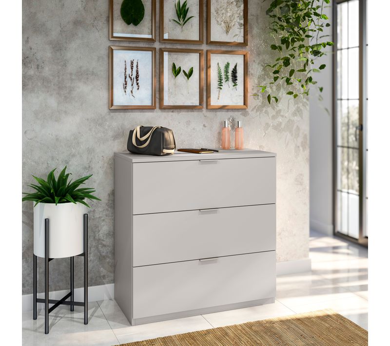 Commode 3 tiroirs CREMA cachemire