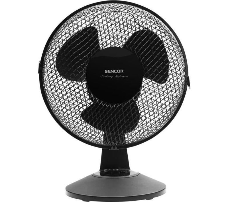 Ventilateur De Bureau - Sfe 2311bk - 2 Vitesses - Oscillation 90° - Silencieux 51 dB