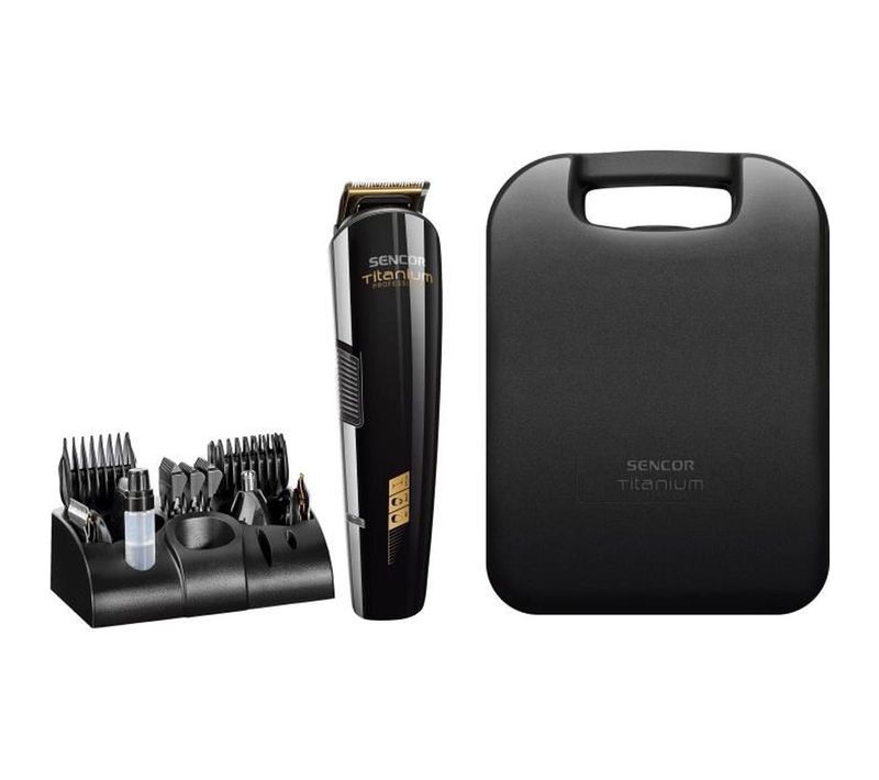 Tondeuse à Cheveux Professionnelle - Shp 8305bk - 12 Accessoires - Noir