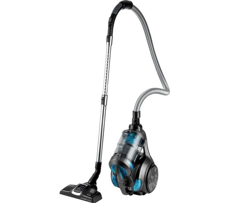 Aspirateur Traineau Sans Sac - Svc 1086tq - 700 W - 78 dB - 3,5 L - Noir / Bleu