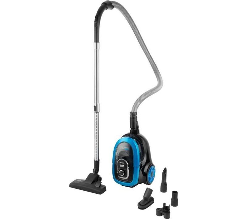 Aspirateur Traineau Sans Sac - Svc-1035tq - 750 W - 75 dB - 1 L - Noir / Bleu