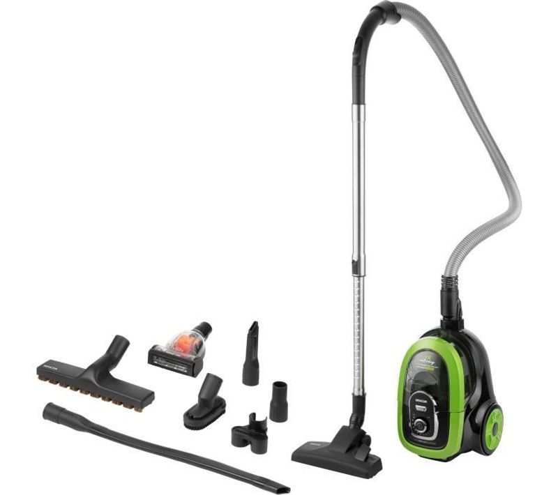 Aspirateur Traineau Sans Sac - Svc 1038gr - 750 W - 75 dB - 1 L - Vert / Noir