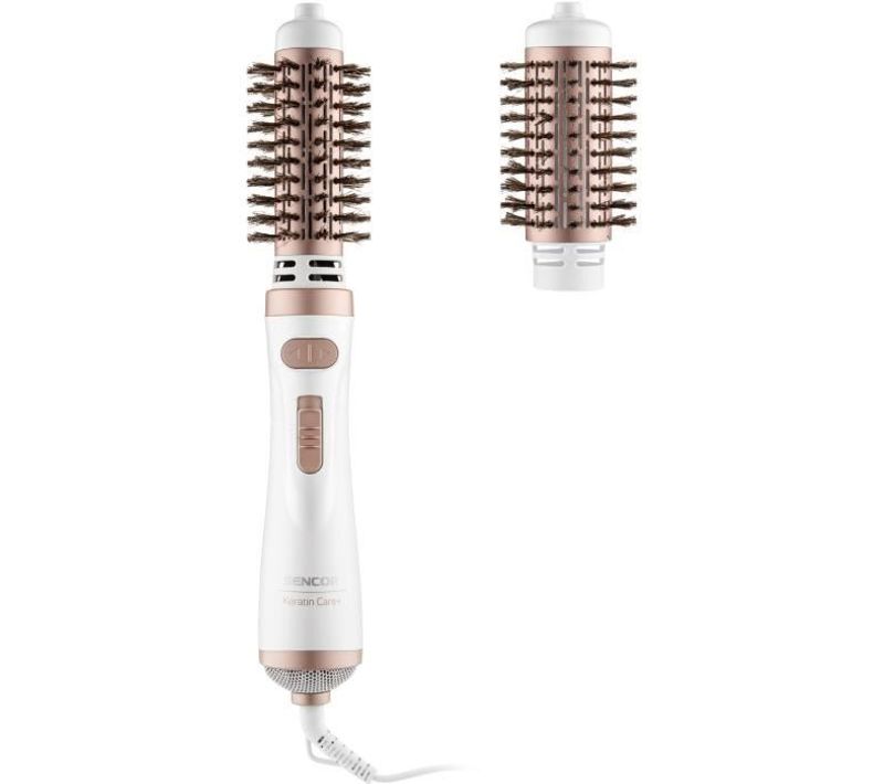 Brosse à Air Chaud - Sencor - Shs 0910gd - 1000 W - Rotation Automatique - Or / Blanc
