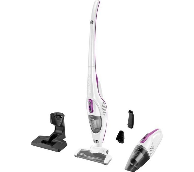 Aspirateur Balai Sans Fil 2-en-1 - Svc 7814vt - 110 W - 76 dB - 0,5 L - Blanc / Violet