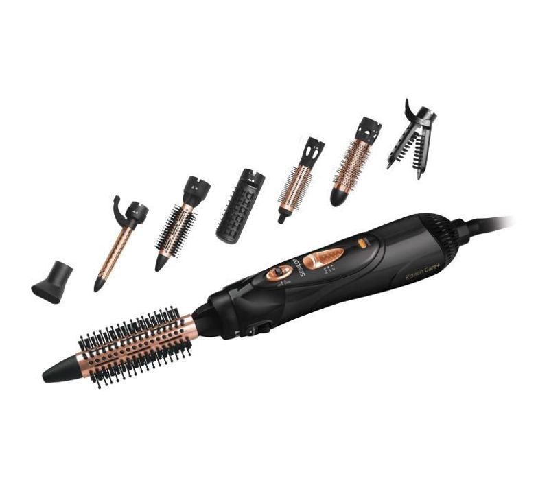 Fer à Friser à Air Chaud - Sencor - Shs 8550bk - 1000 W - 7 Accessoires - Noir