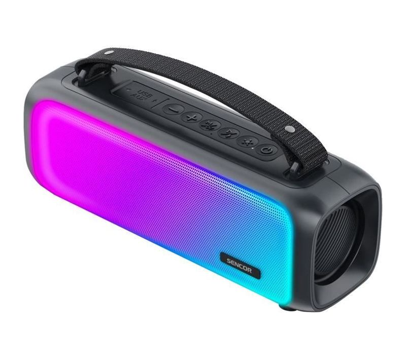 Enceinte Bluetooth Portable - Sss 3000 Kids Light Speaker - 16 W - 2 Haut-parleurs - Ipx4 - Noir