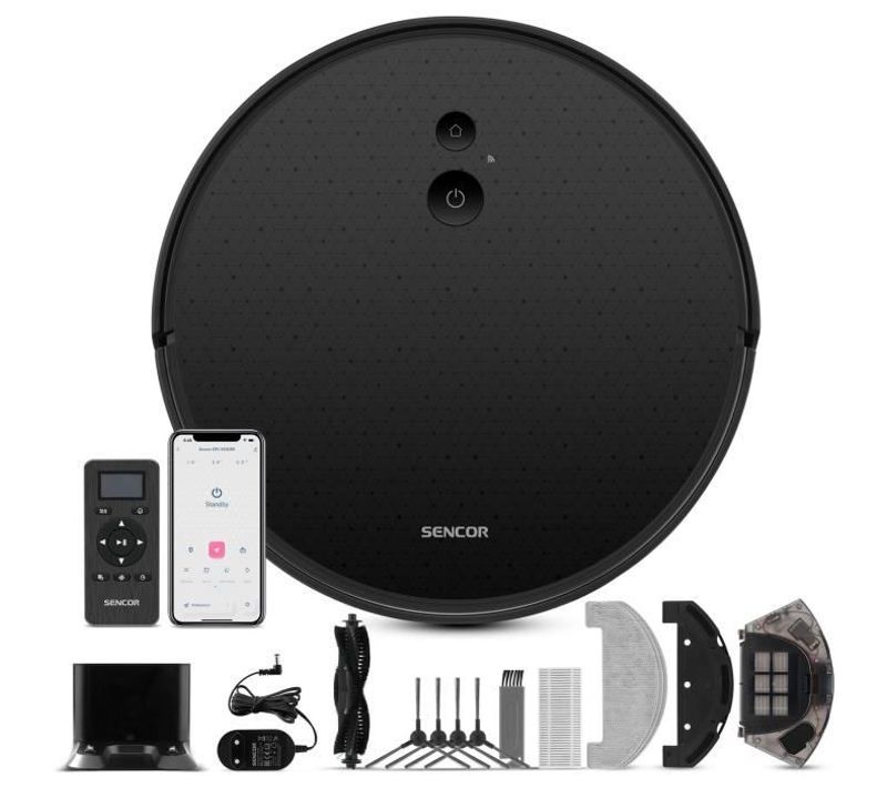 Aspirateur Robot Laveur - Srv 6450bk - 3000 Pa - 140 Min - 60 dB - Noir