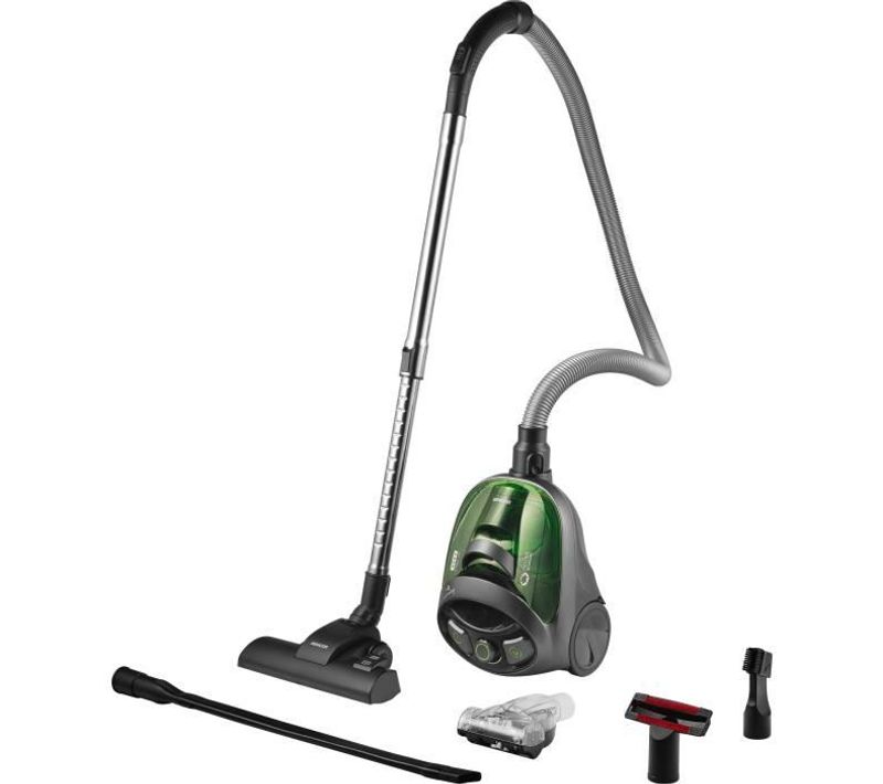 Aspirateur Traineau Sans Sac - Svc 1016gr - 800 W - 80 dB - 1,5 L - Noir Et Vert