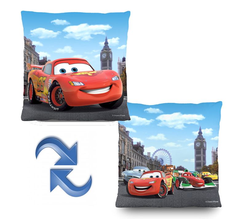 Coussin Cars Réversible Disney 40x40 Cm