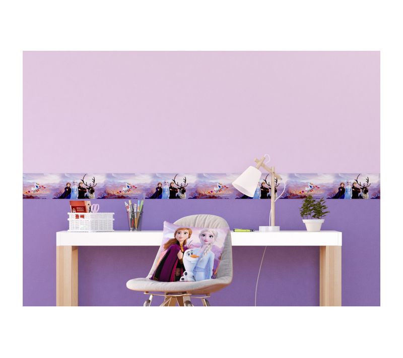 Frise Auto-adhésive Disney - La Reine Des Neiges 2 - Modèle Dans La Forêt - 5 M X 10 Cm