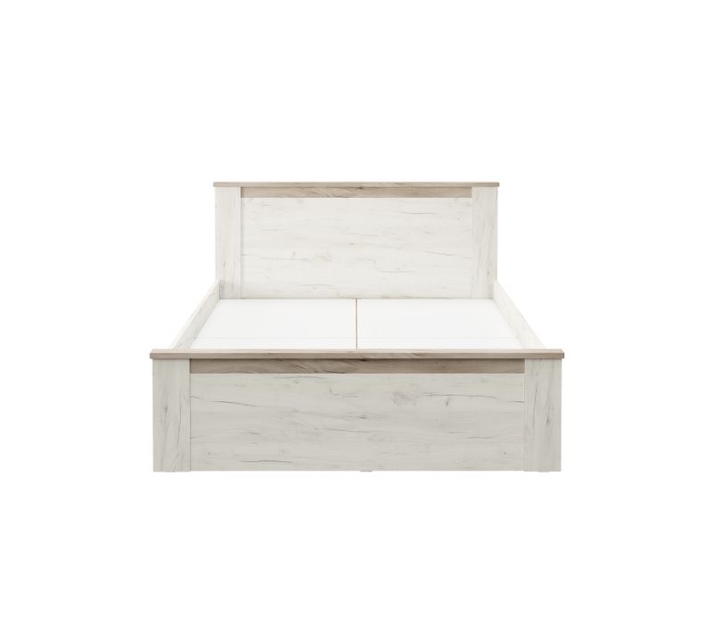 Lit 160X200 cm KENT chêne blanchi