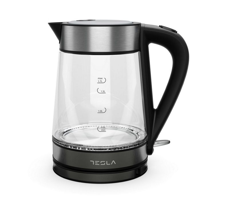 Bouilloire Sans Fil 1.70l 2200w Verre/inox - Kt300x