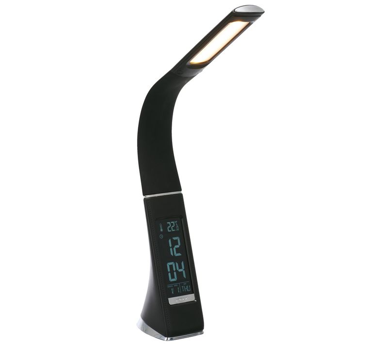 Lampe à Poser Intelligente Lilli, Plastique, Noir, 7,5x9,5x50 Cm