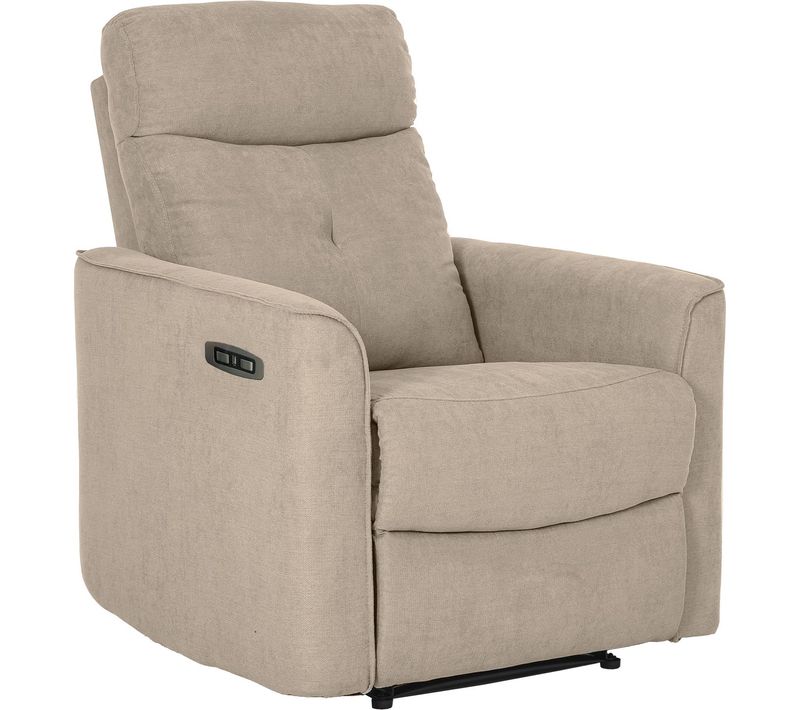Fauteuil Inclinable Enea Plus, Chenille, Gris Tourterelle, 79x92x102 Cm