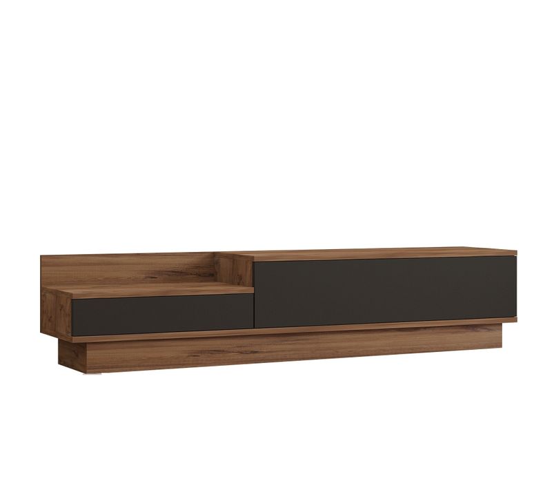 Meuble TV En Bois "asir" - 160 X 35 X 35 Cm - Marron