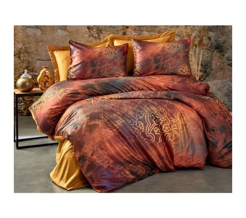 Parure De Lit - 1 Housse De Couette 220 X 240 Cm + 2 Taies D'oreiller 60 X 60cm - 100 % Polyester