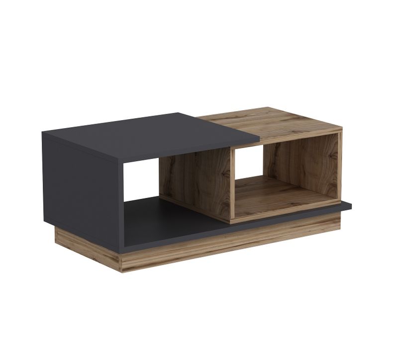 Table Basse En Bois "consept" 90 X 45 X 36 Cm - Travertin