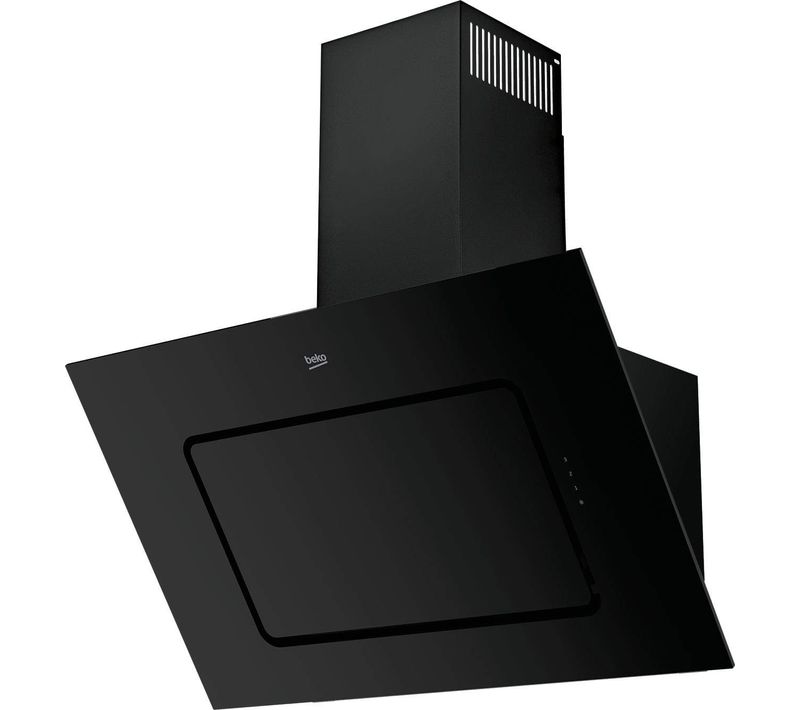 Hotte Décorative Inclinée 90 cm 577m3/h Noir - Hca92540b