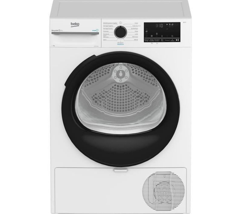 Sèche Linge Condensation 7kg Pompe à Chaleur Induction Capteur D'humidité Blanc - B300 D3h27493w