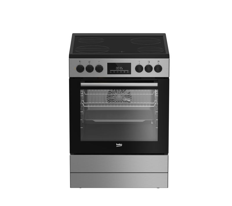 Cuisinière vitrocéramique BEKO CUV6732XG 4 foyers 72L