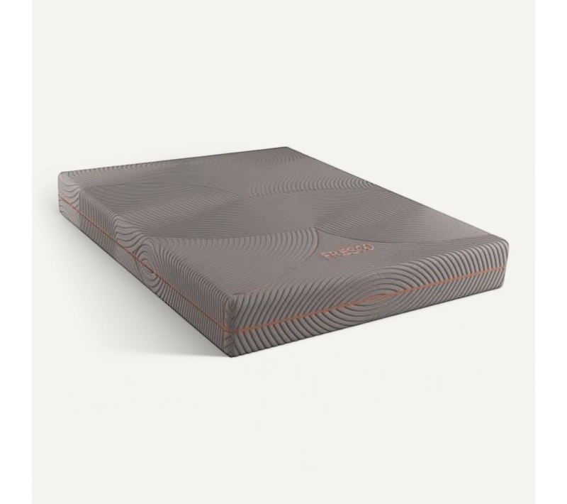 Matelas Mousse 140x190 cm - FRESCO - Accueil Mémoire De Forme - Epaisseur 23 Cm