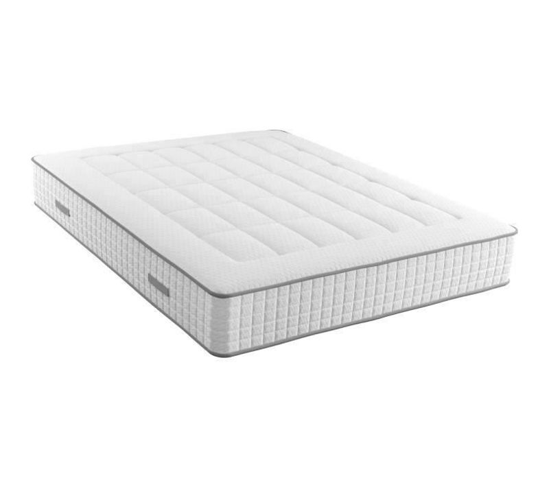 Matelas Ressorts Ensachés 160x200 cm - OPTIMA - Epaisseur 29 Cm - 7 Zones - Réversible