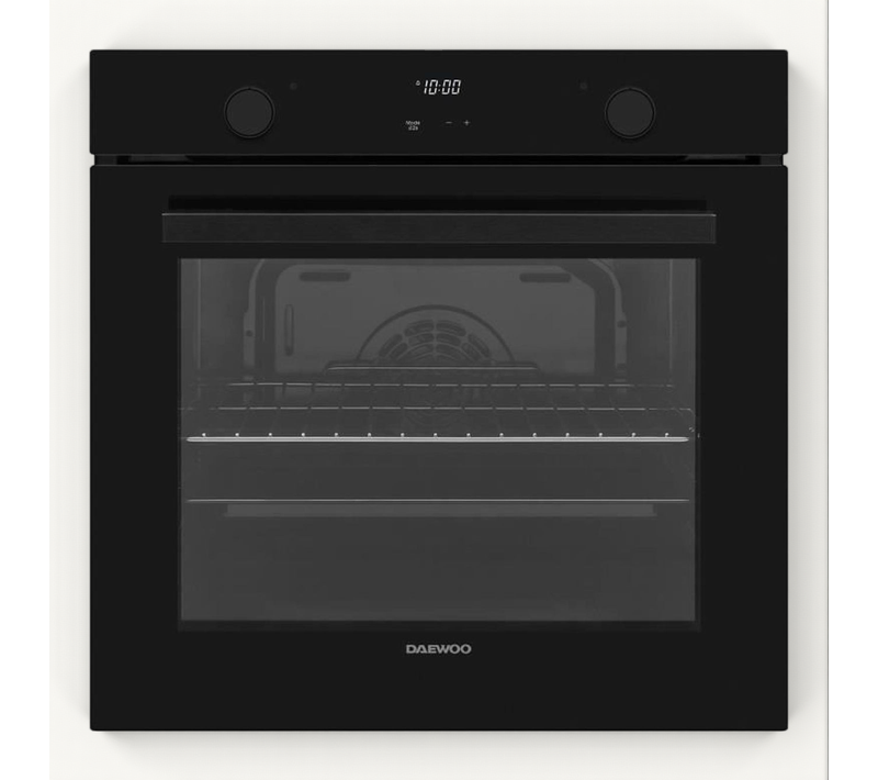 Four Encastrable Daewoo 78L Pyrolyse Chaleur Pulsée Noir Porte Froide - Bo7pr28gbnm