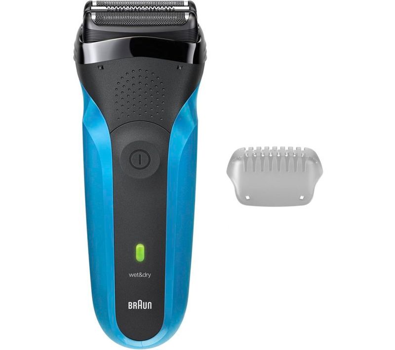 Rasoir électrique Braun Series 3 2 Lames + Tondeuse Centrale 100% étanche