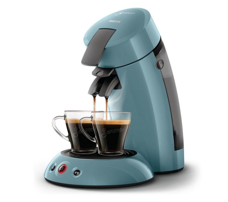 Cafetière à Dosettes 1bar 1450w Bleu Gris - Hd6553/21