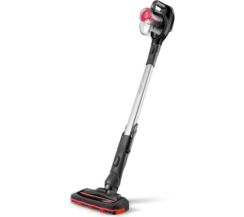 Aspirateur Balai Sans Fil Fc6722/01 Speedpro - 18 V - 30 Min - Brosse Aspiration 180° - Noir