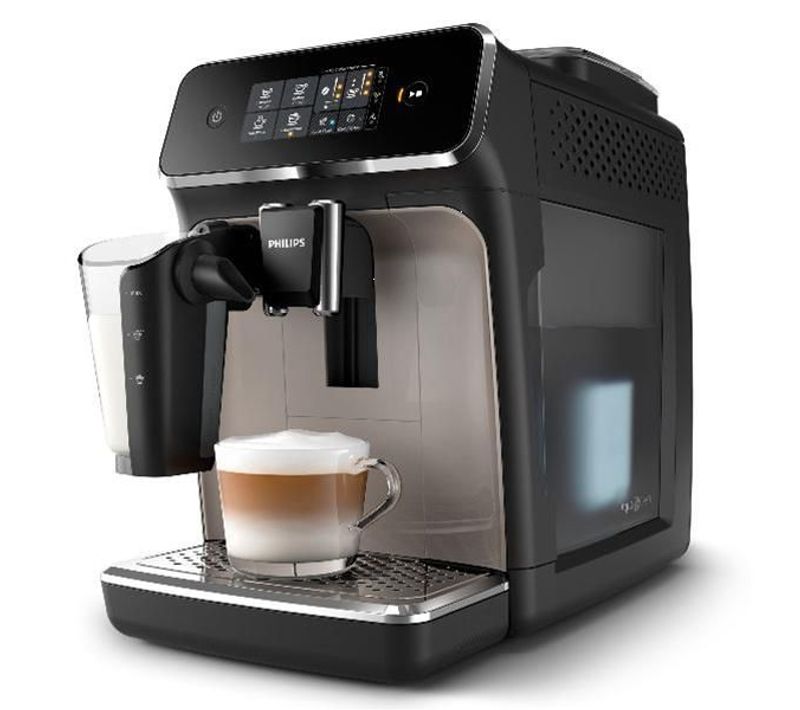 Machine À Expresso Auto Broyeur Caft2235/40/phi Marron Zinc 3 Boissons Lattego Ecran Tactile