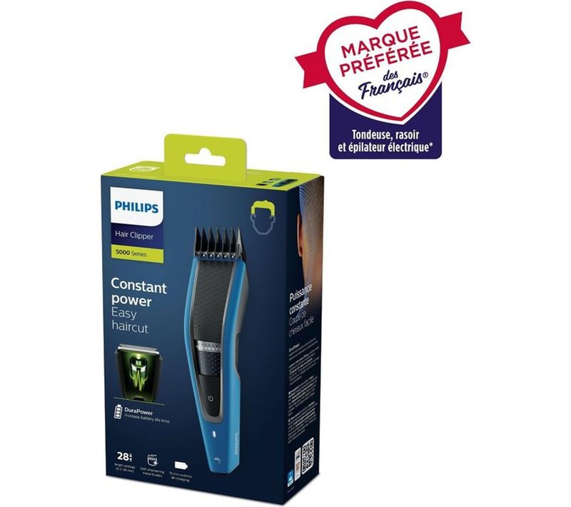 Tondeuse Cheveux Sans Fil Avec Dualcut Et Sabot Anti-bourrage, 0,5 à 28 Mm