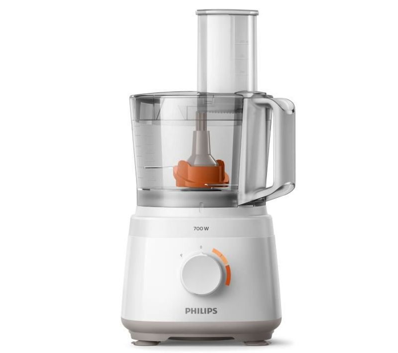 Robot Multifonction Daily 700w 19 Fonctions Disque En Inox Bol 1.5l Blanc