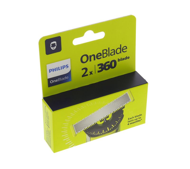 Lame De Rechange Oneblade Par 2 Qp420/50 Pour Epilateur - Rasoir - Tondeuse , One Blade Philips