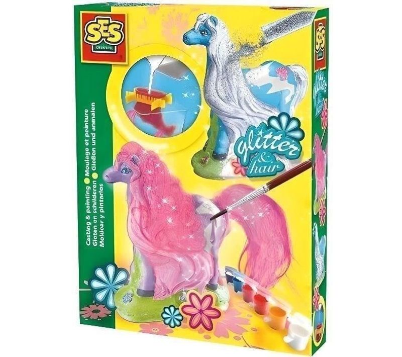 Moulage Et Peinture - Cheval Avec Crinière