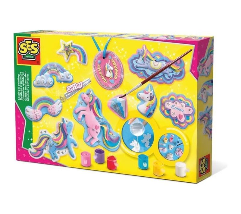 Moulage Et Peinture Licornes - Kit Créatif Pour Enfants De Plus De 5 Ans