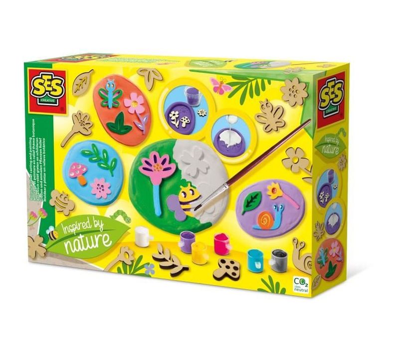 Moulage Et Peinture En Relief - Thème Botanique - Réalise Les Plus Beaux Carreaux De Plâtre