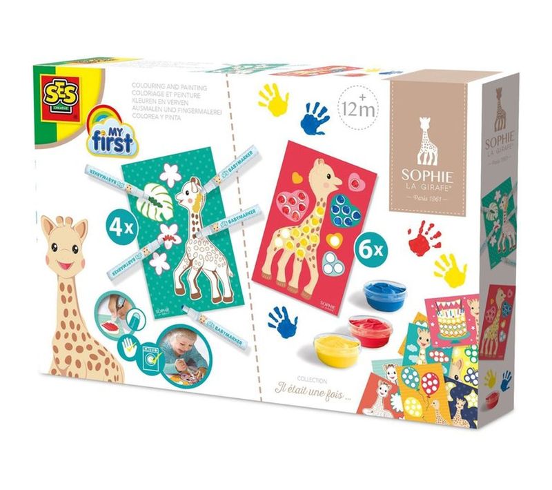 Kit Coloriage Et Peinture 2-en-1 Pour Tout-petits - 12 Mois+