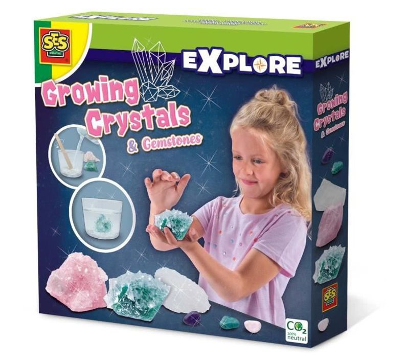 Jeu Scientifique Crée Des Cristaux Et Des Pierres Précieuses