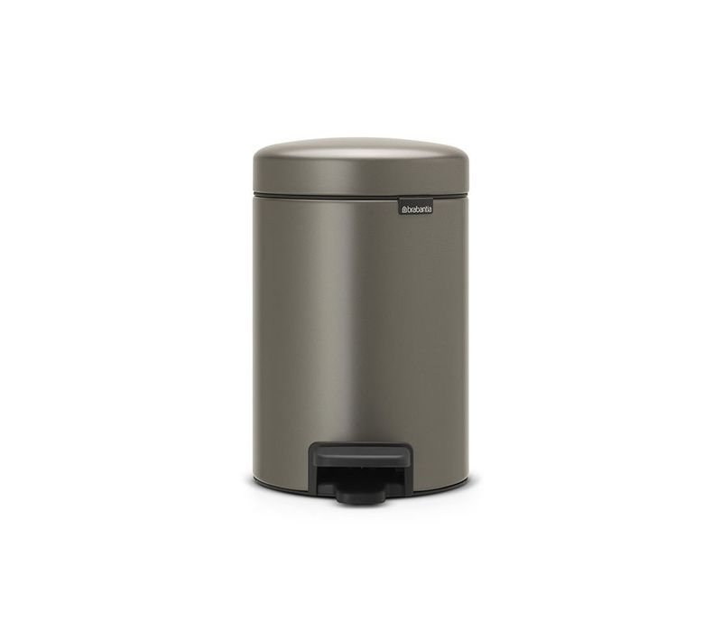Poubelle à Pédale Newicon 3 L Platinum Code à En Métal
