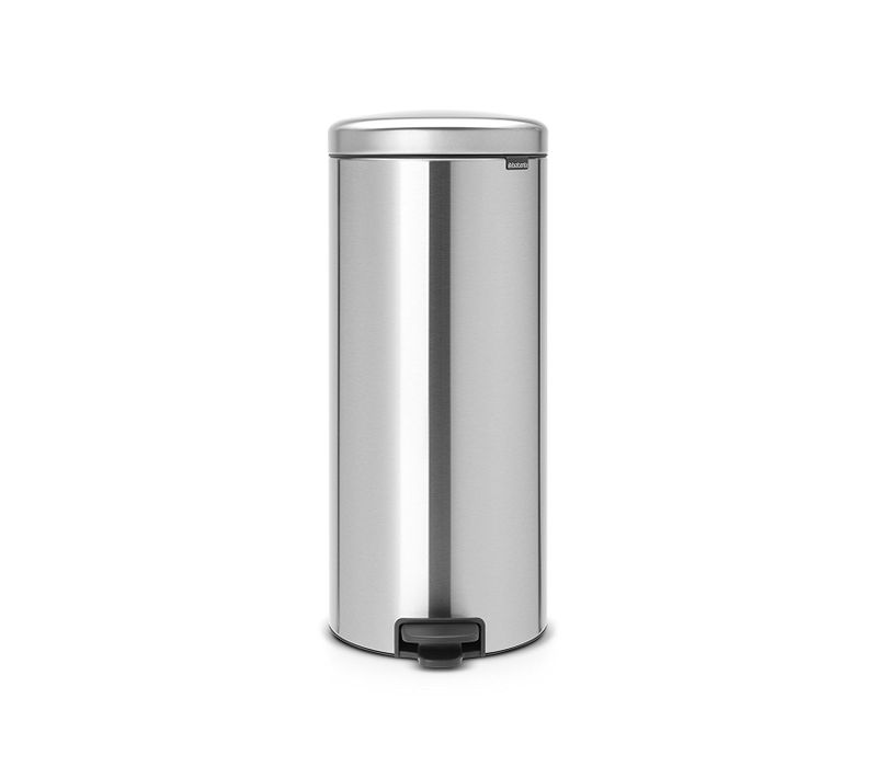Poubelle À Pédale 30l Matt Steel - 114380