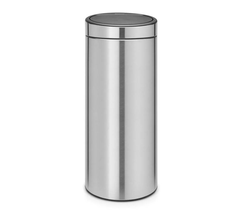Poubelle 30l Matt Steel - 115349