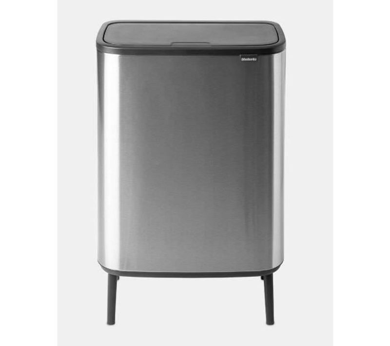 Poubelle Bo Touch Bin Hi - 60 L - Matt Steel Fingerprint Proof