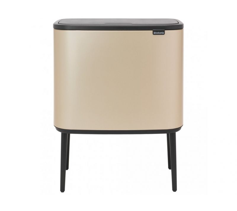 Bo Touch Bin 11l Champagne En Métal