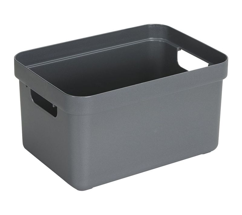 Boite De Rangement Sigma Home Box 13 L Gris