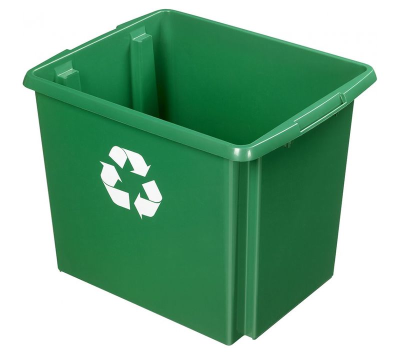 Boite De Recyclage Nesta Box 45 Litres Vert