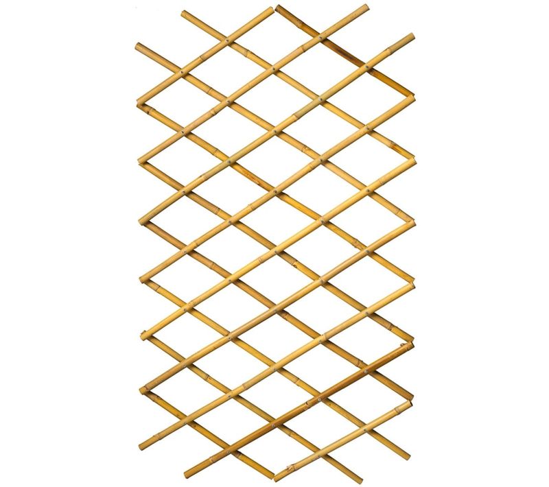 Treillis Extensible En Bambou 45x180cm - Marron