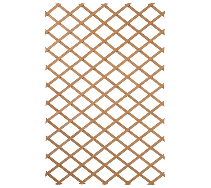 Palissade De Jardin Réglable 50 X 150 Cm Bois Naturel Bordure Clôture Terrasse Patio