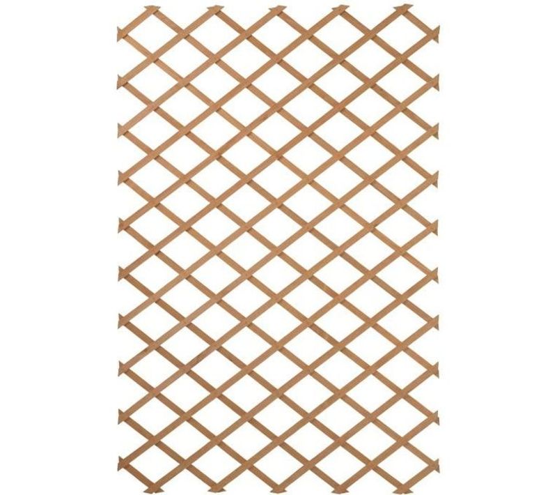 Treillis De Jardin 100 X 300 Cm Bois Marron 419779