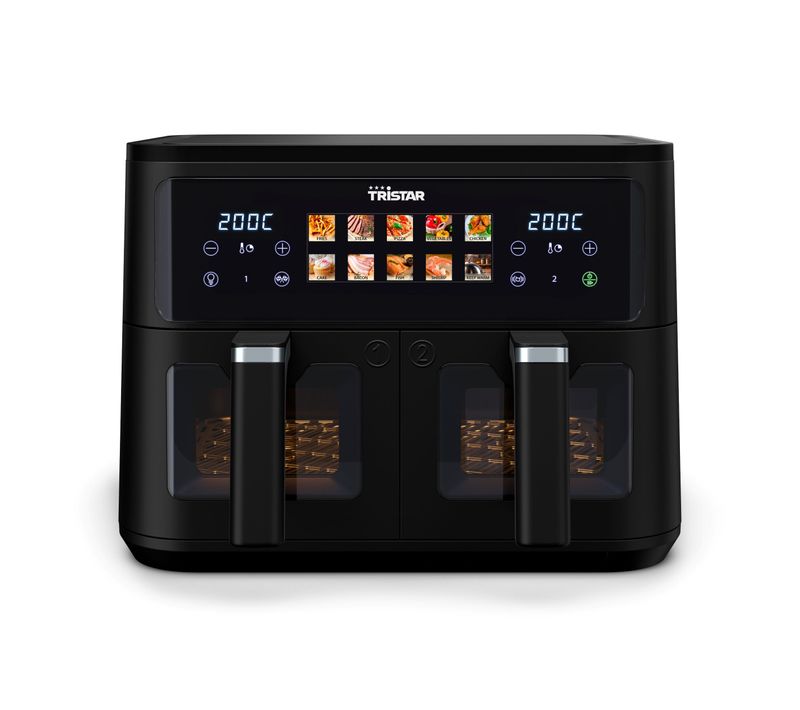 Air Fryer FR-9075 Double TRISTAR panier 9L - 2500W- Noir